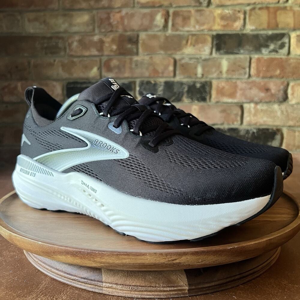 Brooks Glycerin GTS 22 Supportive Mens 11 Black White Running Shoes Sneakers - Picture 2 of 16
